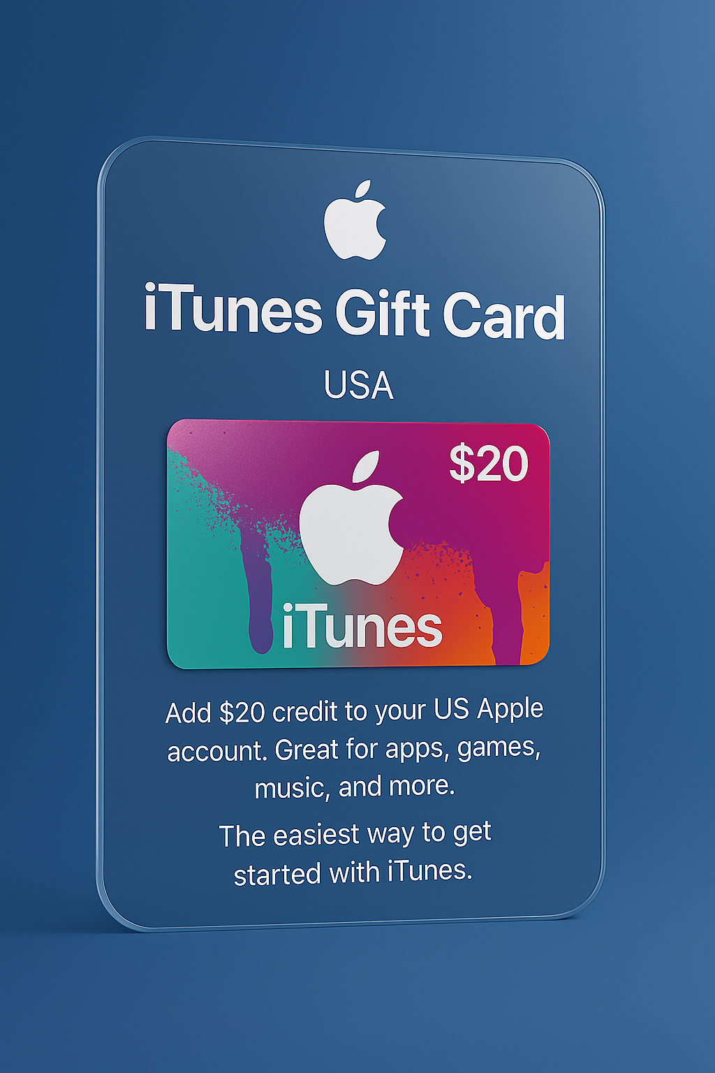 iTunes $20 Gift Card – USA