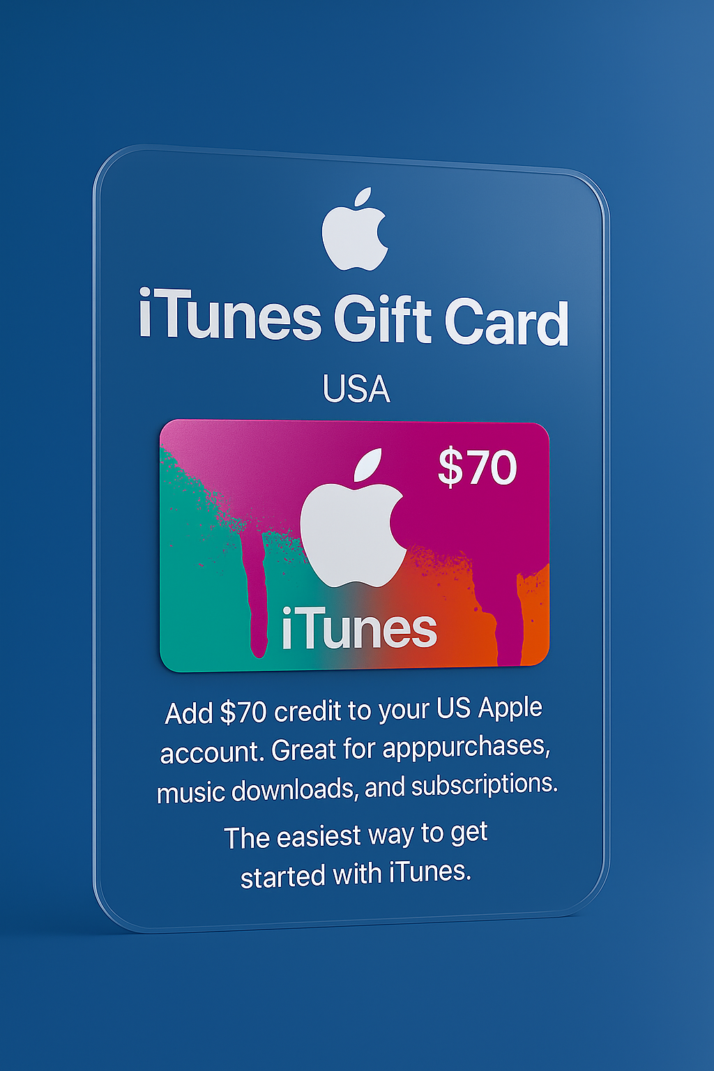 iTunes $70 Gift Card – USA
