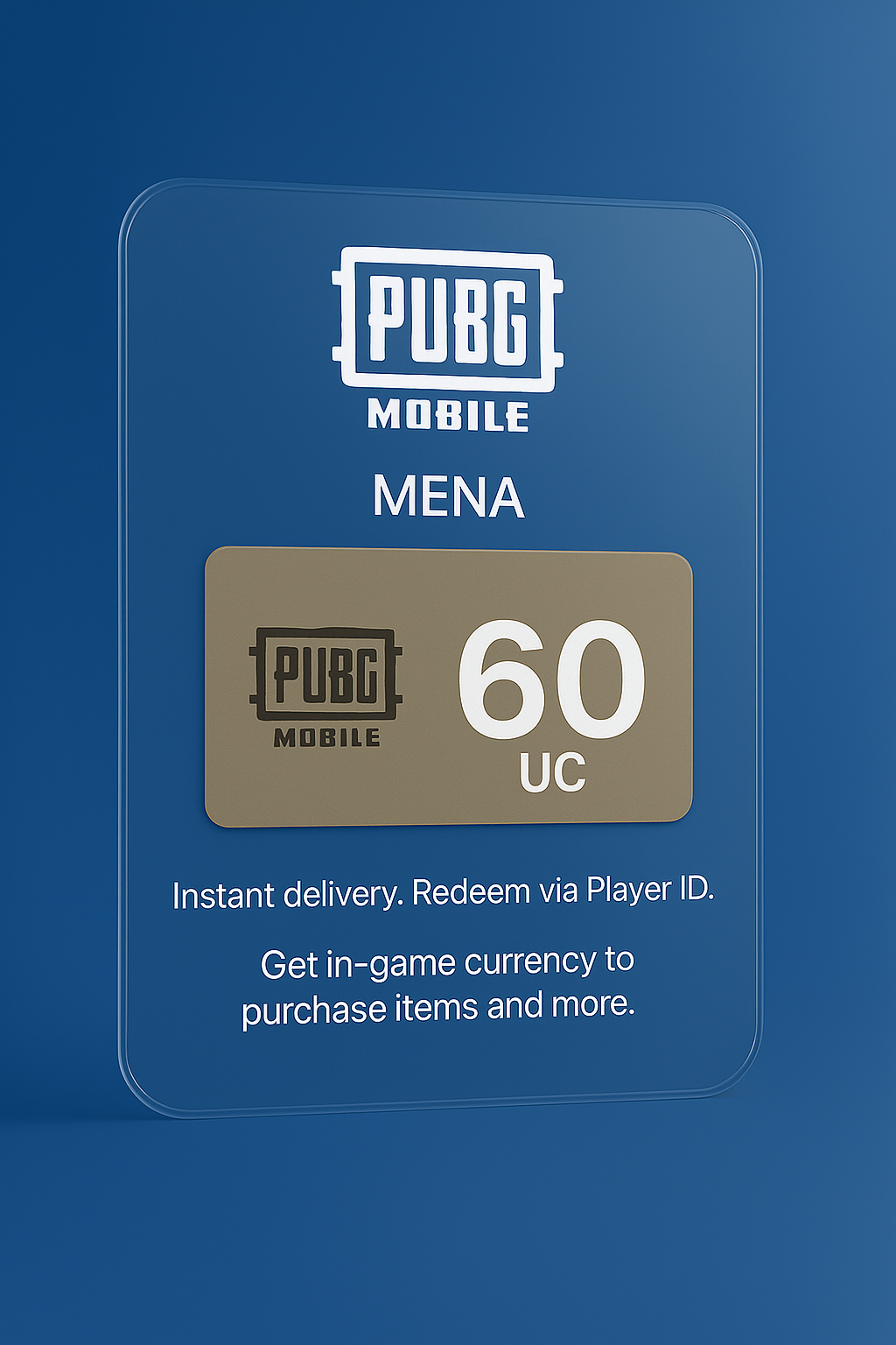 PUBG Mobile 60 UC - MENA Region