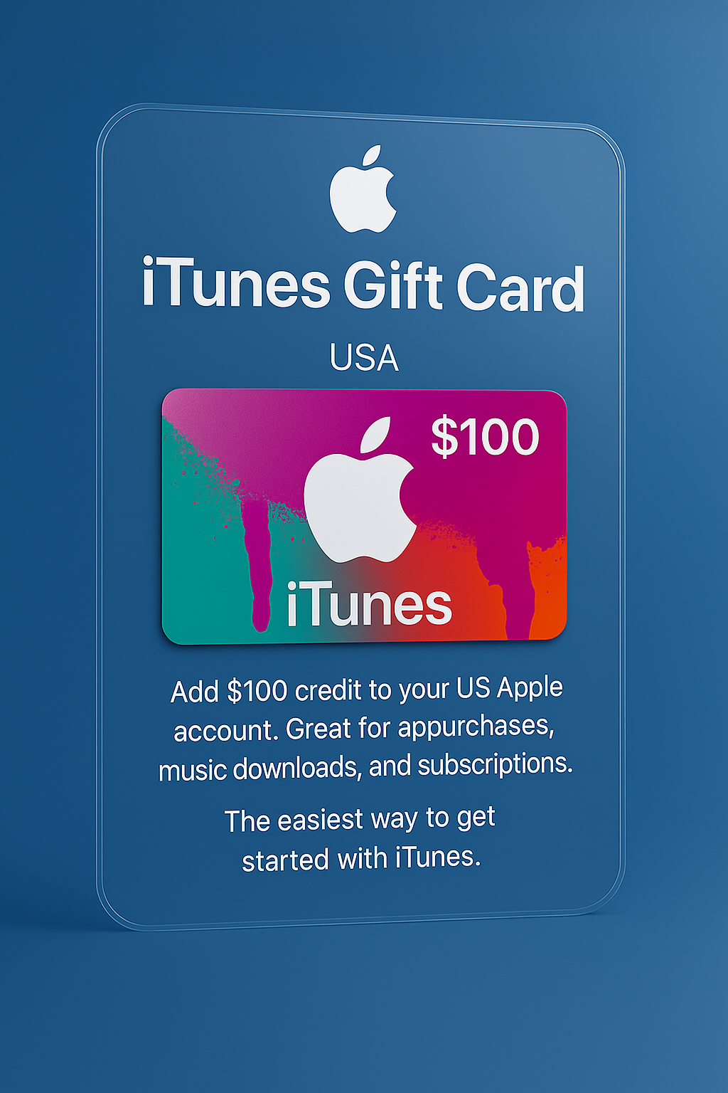 iTunes $100 Gift Card – USA