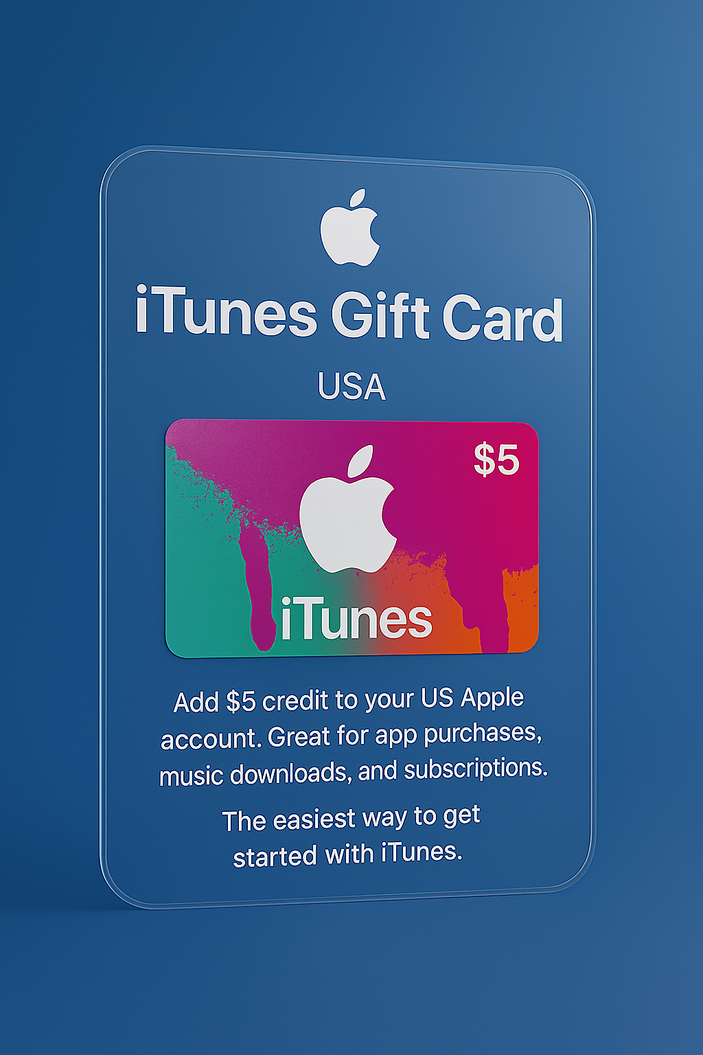 iTunes $5 Gift Card – USA