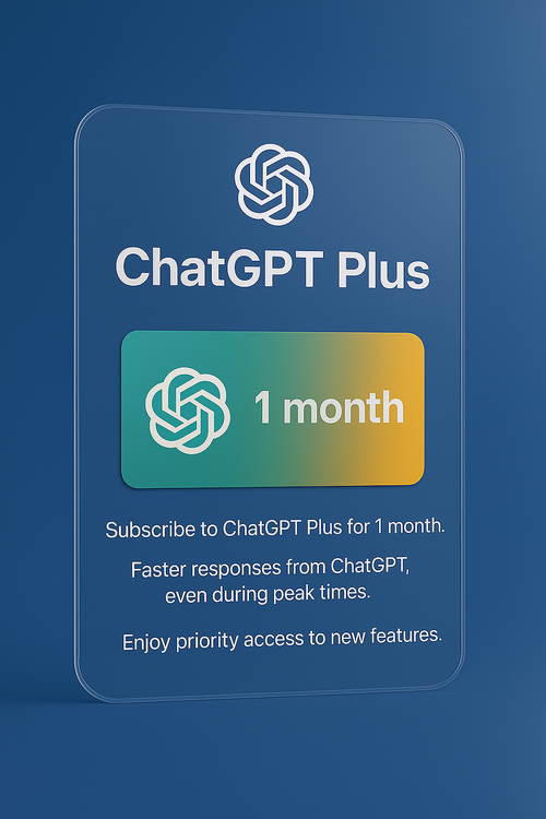 ChatGPT Plus – 1 Month