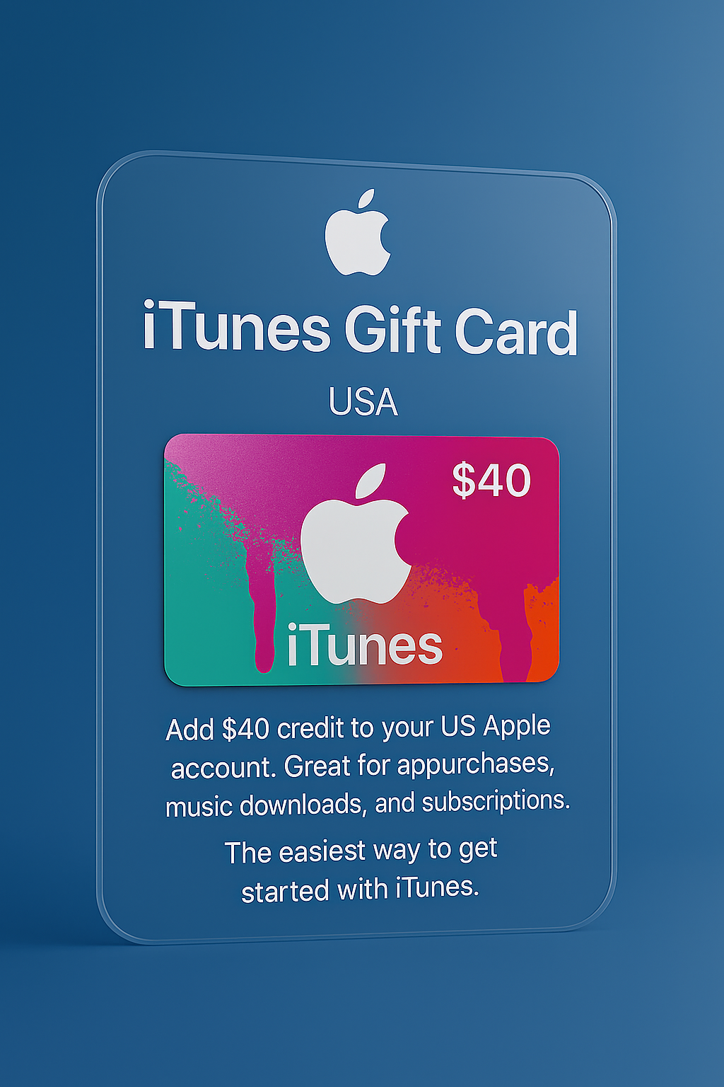 iTunes $40 Gift Card – USA