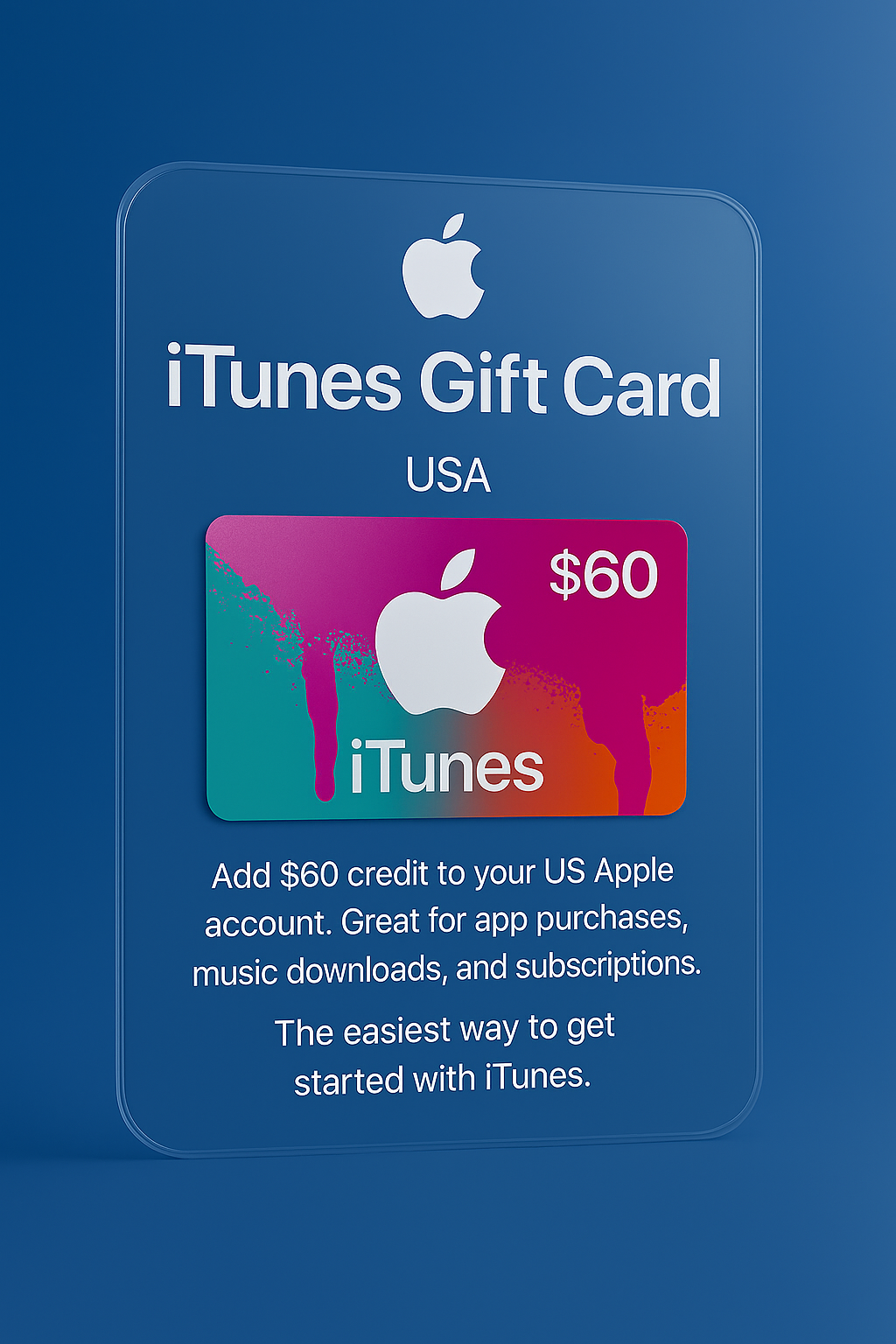 iTunes $60 Gift Card – USA