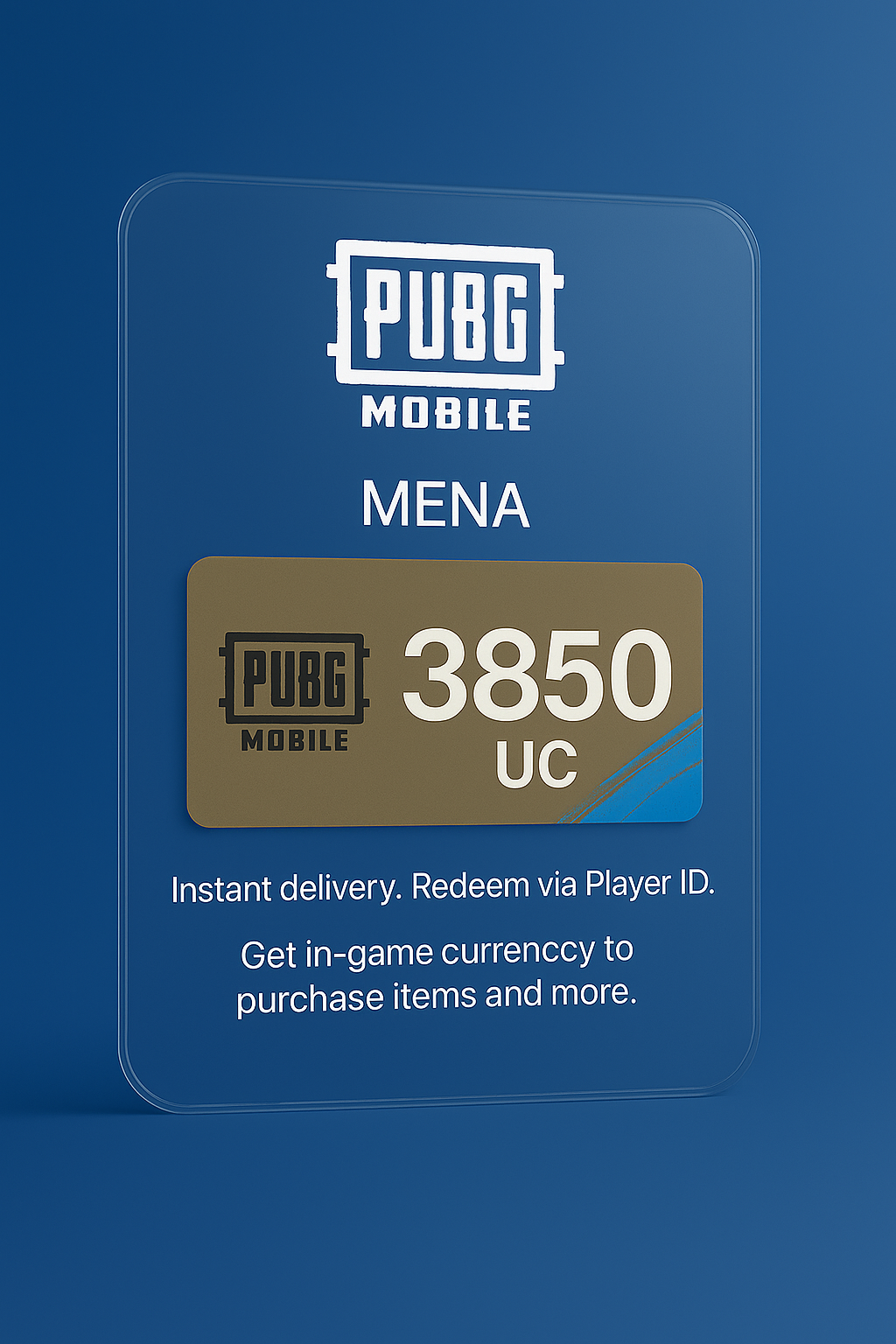 PUBG Mobile 3850 UC - MENA Region