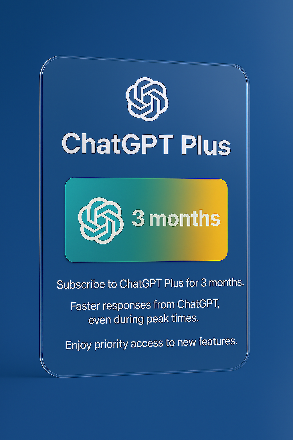 ChatGPT Plus – 3 Month